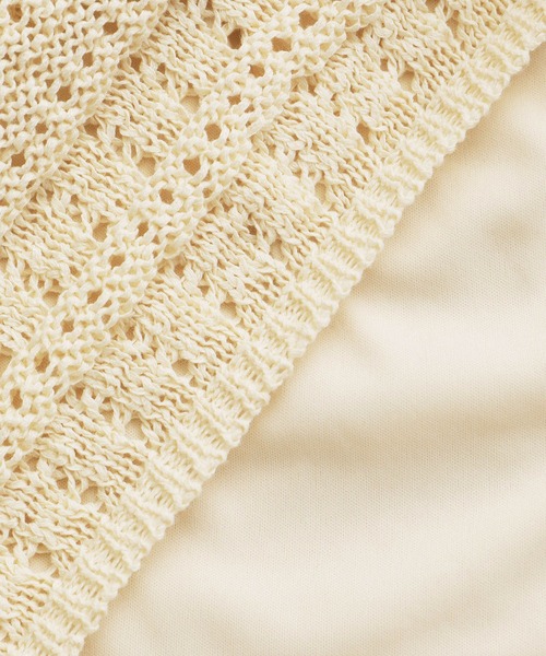 ROPE' PICNIC（ロペピクニック）の「セットアップ対応/透かし編みテープヤーンIラインニットスカート（スカート・レディース・ブラウン系その他2/ブラック系その他/ホワイト系その他5・40/38）」の10枚目の写真