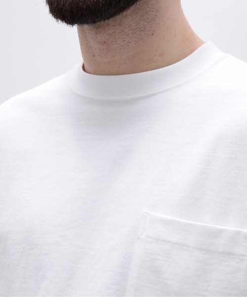 AVIREX（アヴィレックス）の「LOOSE FIT MIL. POCKET T-SHIRT / ルーズフィット ミリタリー ポケット Tシャツ / AVIREX / アヴィレックス（Tシャツ/カットソー・メンズ・ホワイト/チャコールグレー/ネイビー/オリーブ・XX-LARGE/X-LARGE/LARGE/MEDIUM）」の8枚目の写真