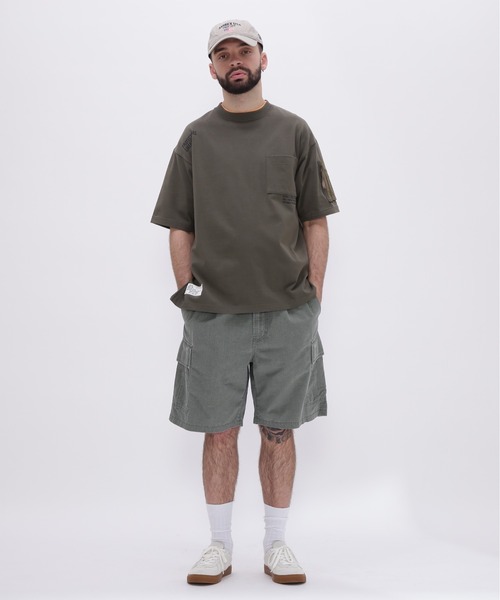 AVIREX（アヴィレックス）の「LOOSE FIT MIL. POCKET T-SHIRT / ルーズフィット ミリタリー ポケット Tシャツ / AVIREX / アヴィレックス（Tシャツ/カットソー・メンズ・ホワイト/チャコールグレー/ネイビー/オリーブ・XX-LARGE/X-LARGE/LARGE/MEDIUM）」の12枚目の写真