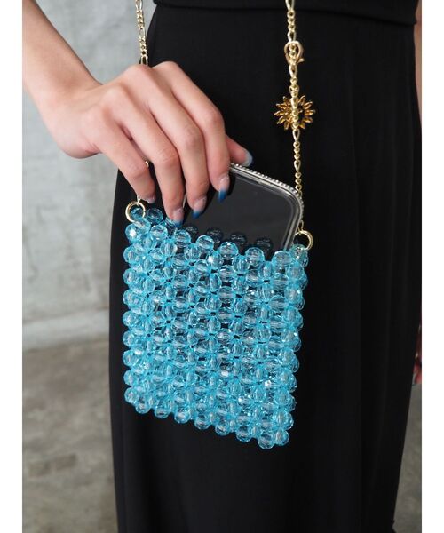 EVRIS（エヴリス）の「コンパクトビーズBAG（ショルダーバッグ・レディース・ブルー/イエロー/ピンク・FREE）」の11枚目の写真