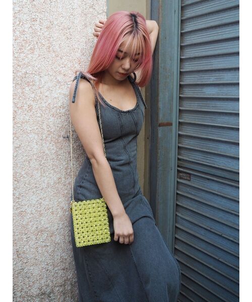 EVRIS（エヴリス）の「コンパクトビーズBAG（ショルダーバッグ・レディース・ブルー/イエロー/ピンク・FREE）」の16枚目の写真