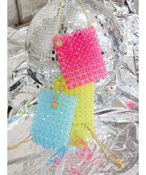 EVRIS（エヴリス）の「コンパクトビーズBAG（ショルダーバッグ・レディース・ブルー/イエロー/ピンク・FREE）」の20枚目の写真