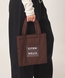＜CITEN＞パデッド クリア ロゴ トート S
