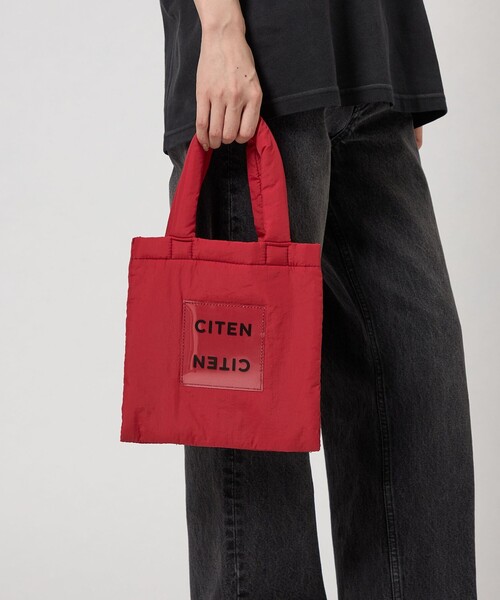 【CITEN】＜CITEN＞パデッド クリア ロゴ トートバッグ CITEN＞パデッド クリア ロゴ トートバッグ（トートバッグ