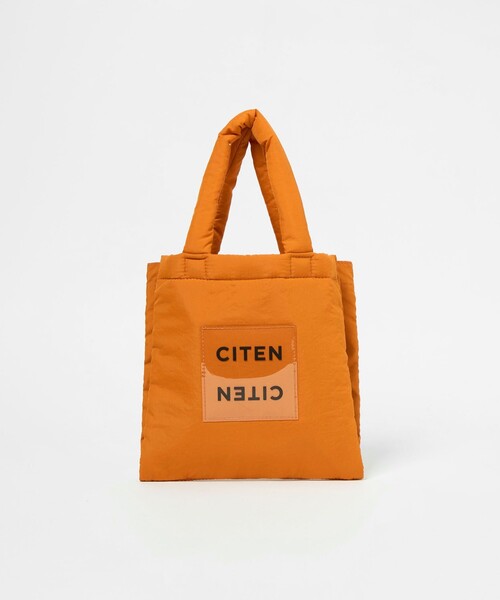 CITEN（シテン）の「＜CITEN＞パデッド クリア ロゴ トート S（トートバッグ・レディース・ホワイト/オレンジ/グレー/ブラック/オリーブ/シルバー/ライトブルー/ワインレッド/ライトグレー/コバルトブルー/イエロー/レッド/ライトピンク/ケリーグリーン・FREE）」の13枚目の写真