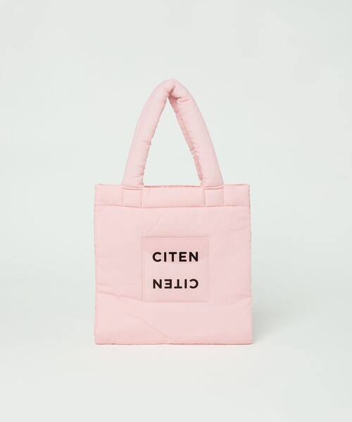 CITEN（シテン）の「＜CITEN＞パデッド クリア ロゴ トート S（トートバッグ・レディース・ホワイト/オレンジ/グレー/ブラック/オリーブ/シルバー/ライトブルー/ワインレッド/ライトグレー/コバルトブルー/イエロー/レッド/ライトピンク/ケリーグリーン・FREE）」の15枚目の写真