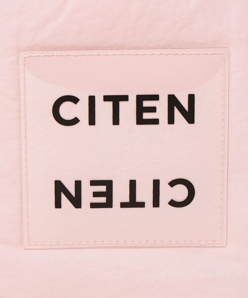CITEN（シテン）の「＜CITEN＞パデッド クリア ロゴ トート S（トートバッグ・レディース・ホワイト/オレンジ/グレー/ブラック/オリーブ/シルバー/ライトブルー/ワインレッド/ライトグレー/コバルトブルー/イエロー/レッド/ライトピンク/ケリーグリーン・FREE）」の20枚目の写真