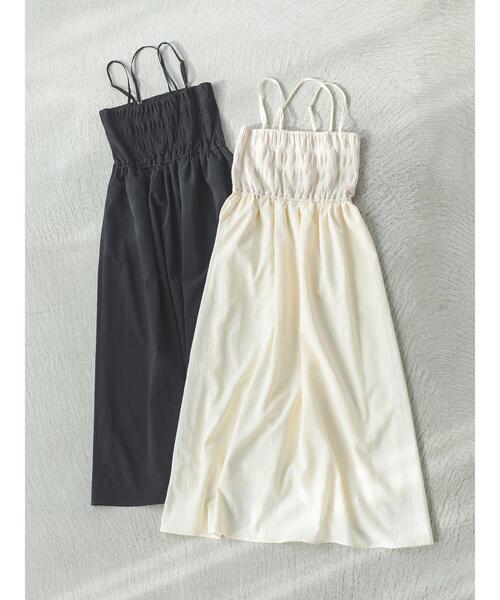 so4u（ソーフォーユー）の「キャミワンピース（ワンピース・レディース・オフホワイト/ブラック・S/M）」の12枚目の写真
