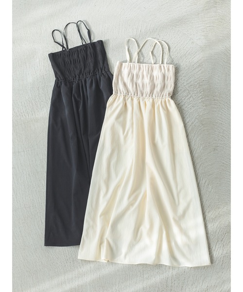 so4u（ソーフォーユー）の「キャミワンピース（ワンピース・レディース・オフホワイト/ブラック・S/M）」の3枚目の写真