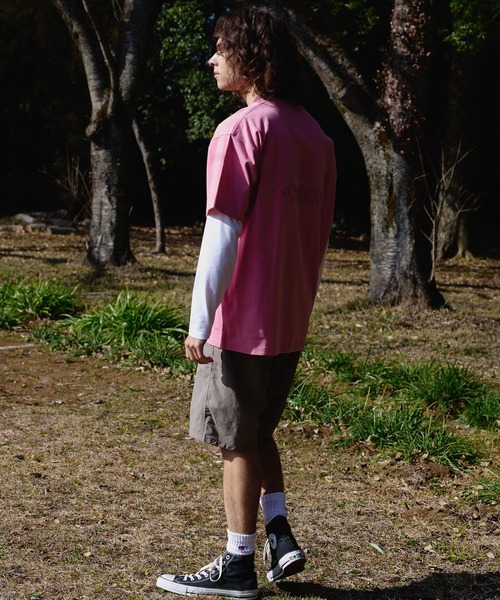 OUTDOOR PRODUCTS(アウトドアプロダクツ)の「【OUTDOOR PRODUCTS/アウトドアプロダクツ】 ヘビーウェイト オーバーサイズ エンボスロゴTシャツ(Tシャツ/カットソー・メンズ・ブラック/カーキ/グレイッシュブルー/ベージュ/ライトグリーン/ホワイト/ピンク・LARGE/X-LARGE/MEDIUM)」の20枚目の写真