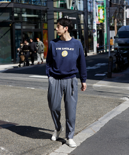 JOURNAL STANDARD relume(ジャーナルスタンダード レリューム)の「CALIFORNIA スマイリーフェイス クルーネックスウェット(スウェット・メンズ・ダークブルー/チョコ/ブラック系その他・LARGE/MEDIUM)」の19枚目の写真