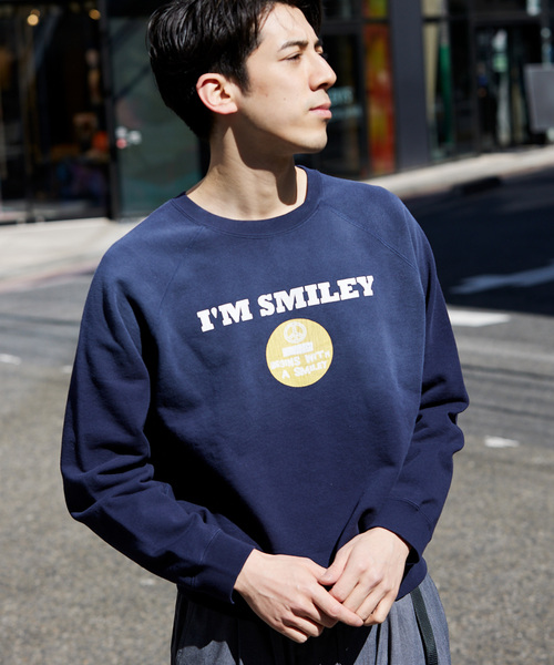 JOURNAL STANDARD relume(ジャーナルスタンダード レリューム)の「CALIFORNIA スマイリーフェイス クルーネックスウェット(スウェット・メンズ・ダークブルー/チョコ/ブラック系その他・LARGE/MEDIUM)」の12枚目の写真