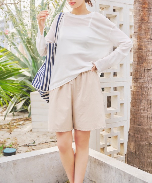 ラッシュガード ] ファスナーポケットつきハーフパンツ（ラッシュ