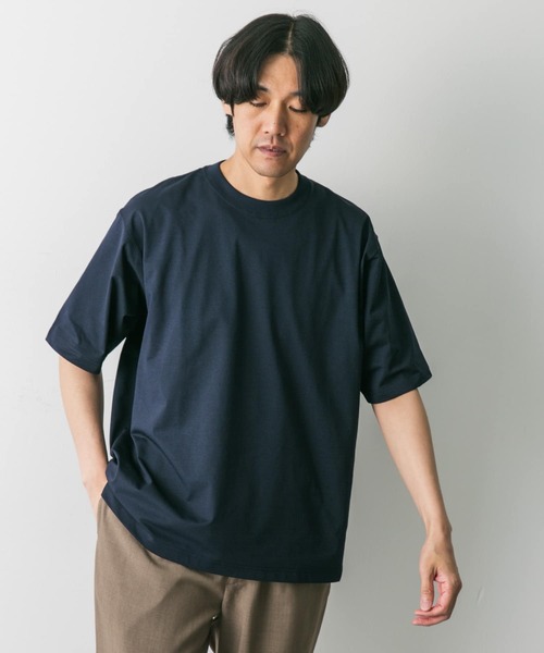 URBAN RESEARCH DOORS（アーバンリサーチドアーズ）の「『Sサイズ/WEB限定』『吸水速乾/接触冷感/イージーケア』クイックドライ ショートスリーブT（Tシャツ/カットソー・メンズ・ブラック/ライトグレー/ブルー系その他/モカ/ホワイト/ネイビー/チャコールグレー・SMALL/X-LARGE/LARGE/MEDIUM）」の8枚目の写真