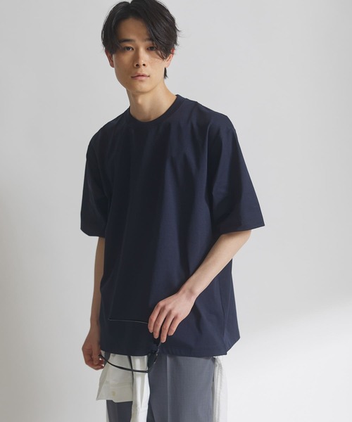 URBAN RESEARCH DOORS（アーバンリサーチドアーズ）の「『Sサイズ/WEB限定』『吸水速乾/接触冷感/イージーケア』クイックドライ ショートスリーブT（Tシャツ/カットソー・メンズ・ブラック/ライトグレー/ブルー系その他/モカ/ホワイト/ネイビー/チャコールグレー・SMALL/X-LARGE/LARGE/MEDIUM）」の16枚目の写真