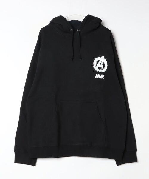 HUF(ハフ)の「HUF COSMIC ASSEMBLAGE P/O HOODIE ハフ コズミック アッセンブリ パーカー(パーカー・メンズ・ブラック・SMALL/MEDIUM/X-LARGE/LARGE)」の11枚目の写真