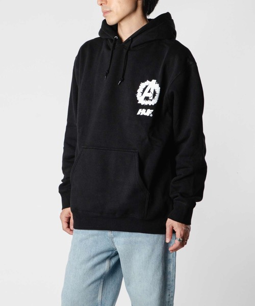 HUF(ハフ)の「HUF COSMIC ASSEMBLAGE P/O HOODIE ハフ コズミック アッセンブリ パーカー(パーカー・メンズ・ブラック・SMALL/MEDIUM/X-LARGE/LARGE)」の12枚目の写真