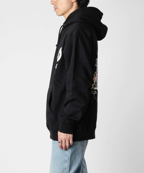 HUF(ハフ)の「HUF COSMIC ASSEMBLAGE P/O HOODIE ハフ コズミック アッセンブリ パーカー(パーカー・メンズ・ブラック・SMALL/MEDIUM/X-LARGE/LARGE)」の13枚目の写真