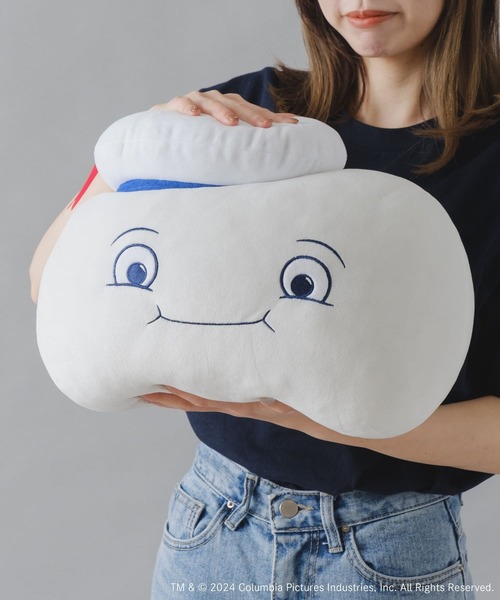 BIRTHDAY BAR（バースデイバー）の「【GHOSTBUSTERS】ミニマシュマロマン モチモチフェイスクッション（クッション/クッションカバー・レディース・ホワイト・フリー）」の8枚目の写真