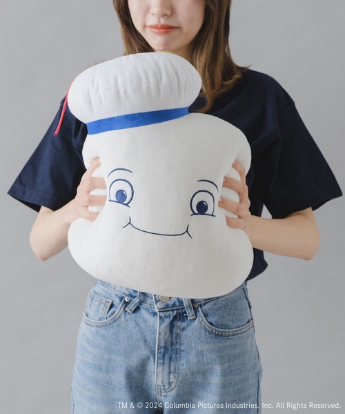 BIRTHDAY BAR（バースデイバー）の「【GHOSTBUSTERS】ミニマシュマロマン モチモチフェイスクッション（クッション/クッションカバー・レディース・ホワイト・フリー）」の7枚目の写真
