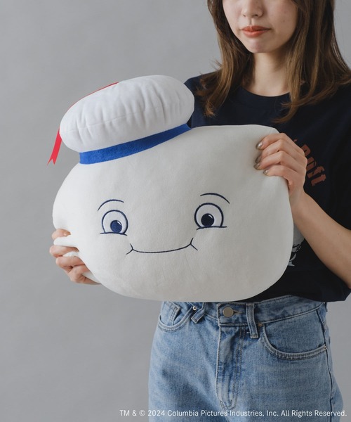 BIRTHDAY BAR（バースデイバー）の「【GHOSTBUSTERS】ミニマシュマロマン モチモチフェイスクッション（クッション/クッションカバー・レディース・ホワイト・フリー）」の6枚目の写真