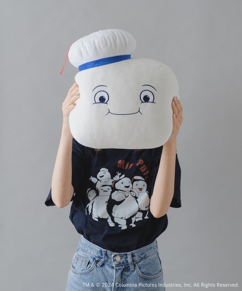 BIRTHDAY BAR（バースデイバー）の「【GHOSTBUSTERS】ミニマシュマロマン モチモチフェイスクッション（クッション/クッションカバー・レディース・ホワイト・フリー）」の2枚目の写真