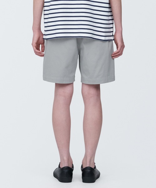 無印良品(ムジルシリョウヒン)の「紳士 ストレッチチノショートパンツ(チノパンツ・メンズ・ネイビー系/ブラウン/ライトベージュ/カーキ系5/ライトグレー/ライトブルー・XL/L/S/XS/M)」の10枚目の写真