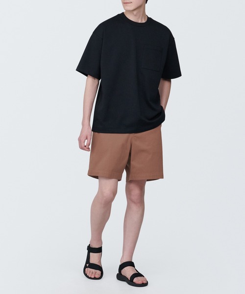 無印良品(ムジルシリョウヒン)の「紳士 ストレッチチノショートパンツ(チノパンツ・メンズ・ネイビー系/ブラウン/ライトベージュ/カーキ系5/ライトグレー/ライトブルー・XL/L/S/XS/M)」の18枚目の写真
