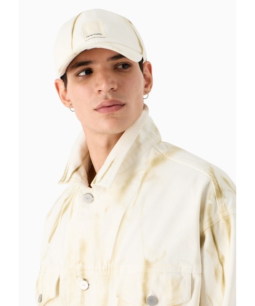 EMPORIO ARMANI(エンポリオアルマーニ)の「【エンポリオ アルマーニ】Emporio Armani Sustainability Values Capsule Collection ブルゾン オーガニックドリル ストリーク(ブルゾン・メンズ・ホワイト系その他・46/48/50)」の5枚目の写真