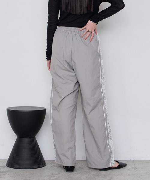 forksy.】レースシアーライントラックパンツ（その他パンツ）｜forksy