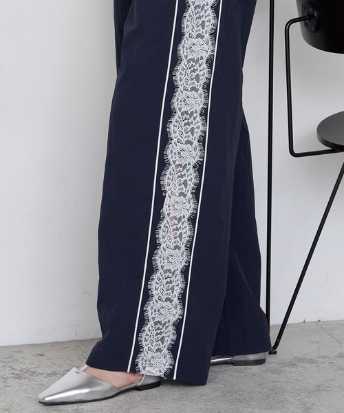 forksy.】レースシアーライントラックパンツ forksy.│MONO-MART