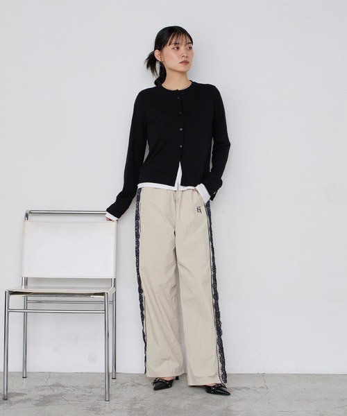 forksy.】レースシアーライントラックパンツ（その他パンツ）｜forksy