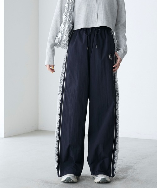 glamlips レースライントラックパンツ レース ライン Track-pants