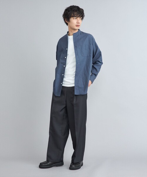 ジョゼフ　リネン　バンドカラーシャツ ジョゼフ リネン バンドカラーシャツ 1.jpg