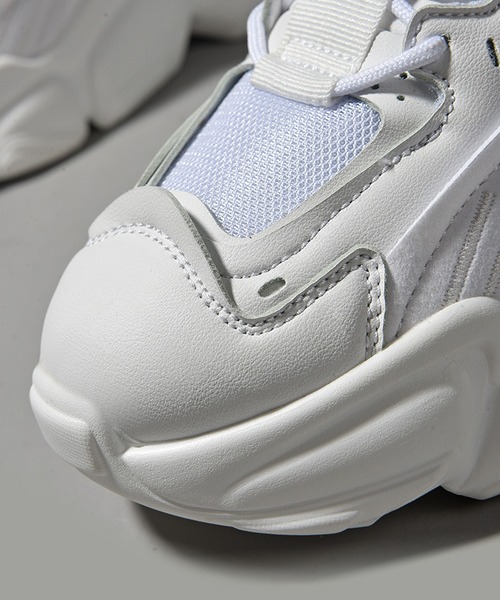 BENDER TOKYO（ベンダートウキョウ）の「コリアン アグリシューズ 厚底 ダッドスニーカー（スニーカー・メンズ・ブラック/ホワイト・25/26/27）」の12枚目の写真