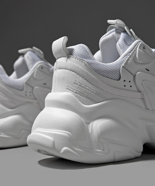 BENDER TOKYO（ベンダートウキョウ）の「コリアン アグリシューズ 厚底 ダッドスニーカー（スニーカー・メンズ・ブラック/ホワイト・25/26/27）」の13枚目の写真