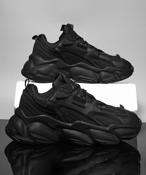 BENDER TOKYO（ベンダートウキョウ）の「コリアン アグリシューズ 厚底 ダッドスニーカー（スニーカー・メンズ・ブラック/ホワイト・25/26/27）」の6枚目の写真