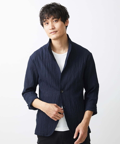 MK MICHEL KLEIN HOMME (エムケーミッシェルクランオム)の「テレコタンクトップ(Tシャツ/カットソー・メンズ・ブラック/ホワイト・51/48/46)」の6枚目の写真