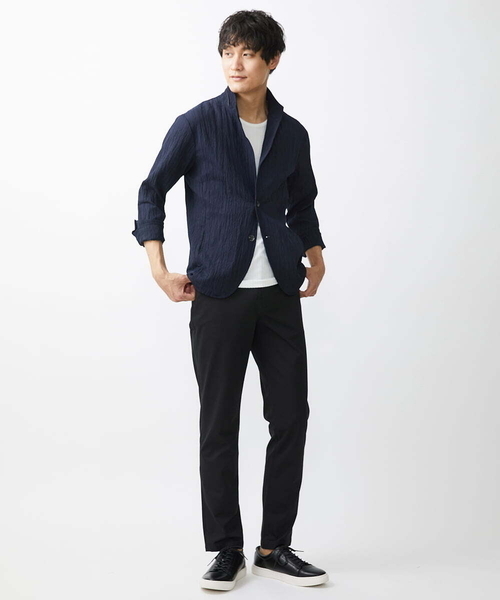 MK MICHEL KLEIN HOMME (エムケーミッシェルクランオム)の「テレコタンクトップ(Tシャツ/カットソー・メンズ・ブラック/ホワイト・51/48/46)」の7枚目の写真