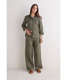 Intimissimi（インティミッシミ）の「リネンファブリック ドローストリング ロングパンツ（その他パンツ）」