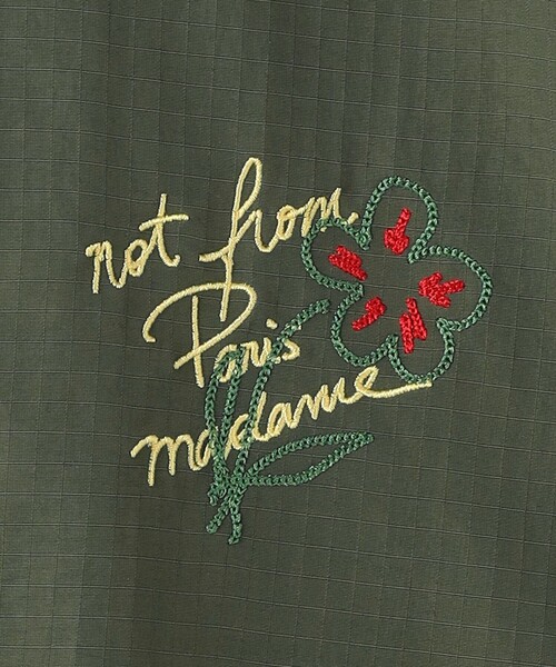 Drole De Monsieur（ドロール ド ムッシュ）の「＜DROLE DE MONSIEUR＞ SLOGAN ESQUISSE ジャケット（ブルゾン・メンズ・オリーブ・L/M）」の6枚目の写真