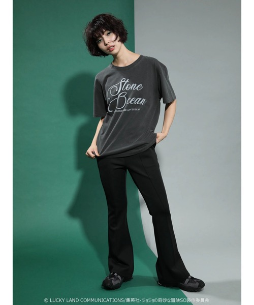 ジョジョの奇妙な冒険(ジョジョノキミョウナボウケン)の「■Jolyne グラフィックptT(Tシャツ/カットソー・レディース・ブラック・FREE)」の2枚目の写真