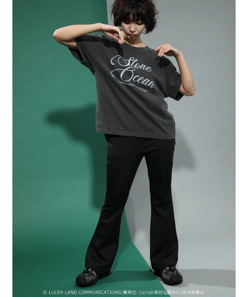 ジョジョの奇妙な冒険(ジョジョノキミョウナボウケン)の「■Jolyne グラフィックptT(Tシャツ/カットソー・レディース・ブラック・FREE)」の4枚目の写真