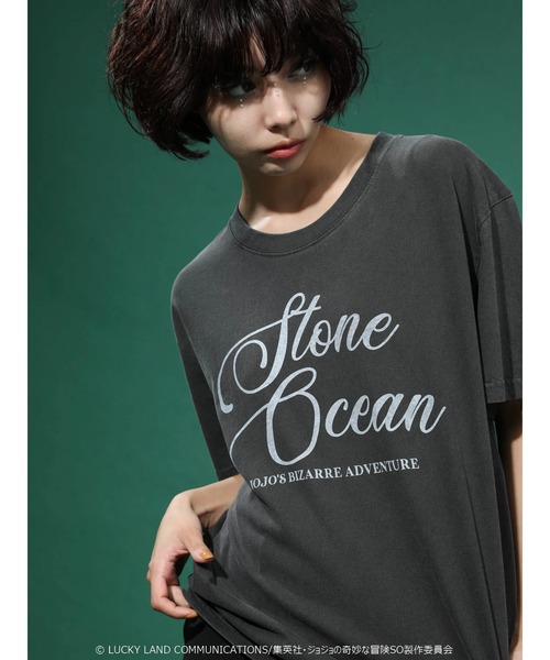 ジョジョの奇妙な冒険(ジョジョノキミョウナボウケン)の「■Jolyne グラフィックptT(Tシャツ/カットソー・レディース・ブラック・FREE)」の5枚目の写真