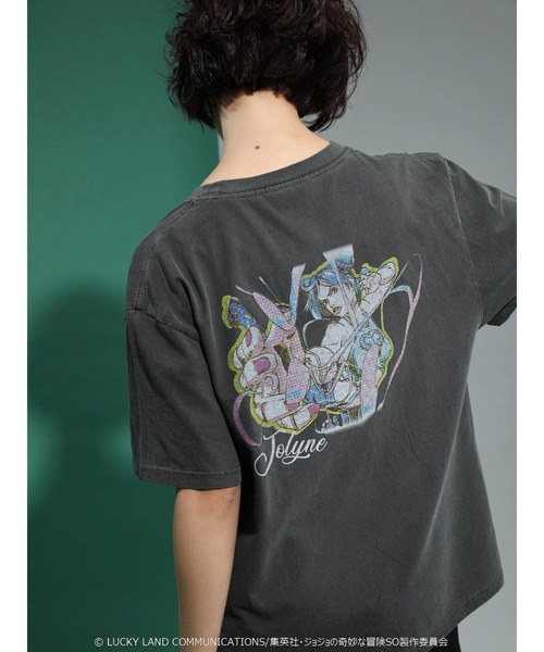 ジョジョの奇妙な冒険(ジョジョノキミョウナボウケン)の「■Jolyne グラフィックptT(Tシャツ/カットソー・レディース・ブラック・FREE)」の7枚目の写真