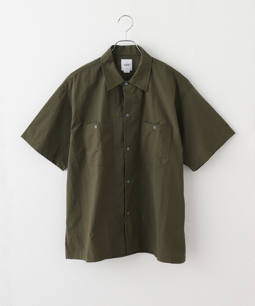 BAMBOO SHOOTS（バンブーシュート）の「BAMBOO SHOOTS / バンブーシュート S/S OPEN COLLOR SH（シャツ/ブラウス・メンズ・ベージュ/ネイビー/グレー/カーキ・MEDIUM/LARGE）」の3枚目の写真