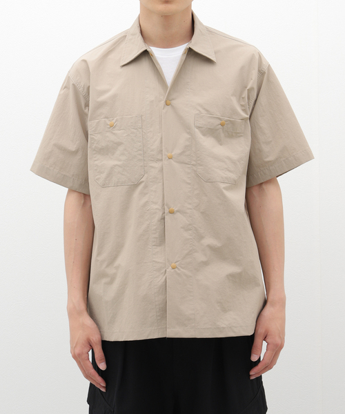 BAMBOO SHOOTS（バンブーシュート）の「BAMBOO SHOOTS / バンブーシュート S/S OPEN COLLOR SH（シャツ/ブラウス・メンズ・ベージュ/ネイビー/グレー/カーキ・MEDIUM/LARGE）」の21枚目の写真