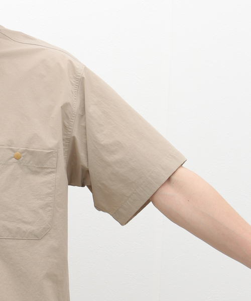 BAMBOO SHOOTS（バンブーシュート）の「BAMBOO SHOOTS / バンブーシュート S/S OPEN COLLOR SH（シャツ/ブラウス・メンズ・ベージュ/ネイビー/グレー/カーキ・MEDIUM/LARGE）」の14枚目の写真