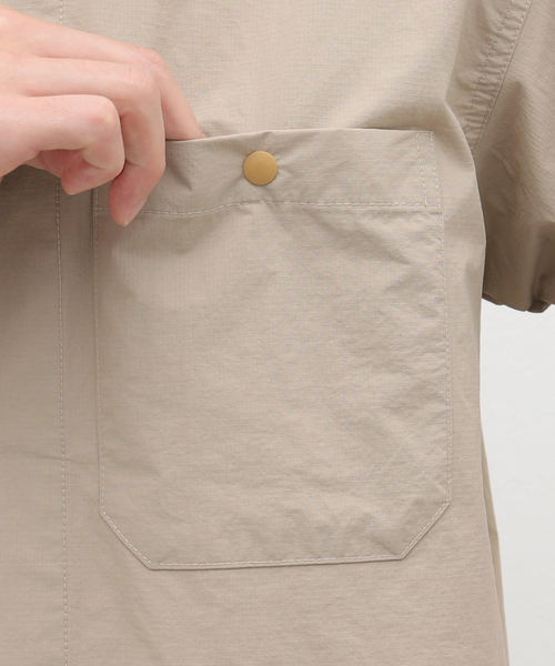 BAMBOO SHOOTS（バンブーシュート）の「BAMBOO SHOOTS / バンブーシュート S/S OPEN COLLOR SH（シャツ/ブラウス・メンズ・ベージュ/ネイビー/グレー/カーキ・MEDIUM/LARGE）」の12枚目の写真