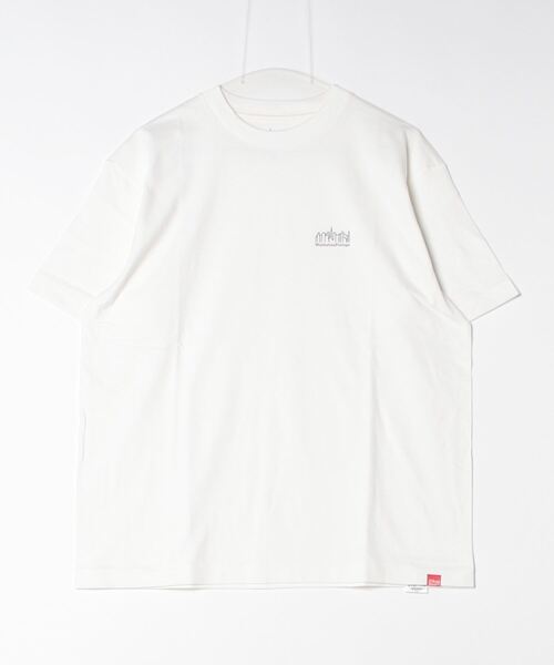 Manhattan Portage(マンハッタンポーテージ)の「【ユニセックス】Manhattan Portage/マンハッタンポーテージ オーバーサイズTシャツ LOGO MP-M579(Tシャツ/カットソー・レディース・ブラック×ホワイト/ホワイト×ブラック/ホワイト×ブルー/ライトグレー・M/L/XL)」の22枚目の写真